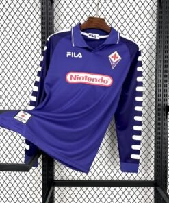 Maglia fiorentina retro - Maglia Fiorentina Home Manica Lunga 1998/99 Retro vista frontale completa