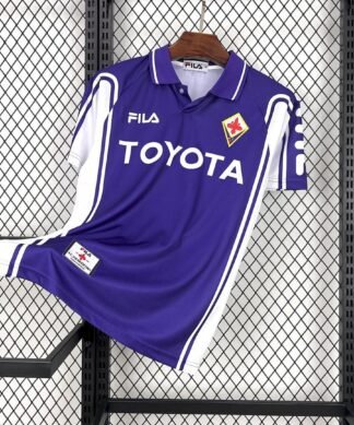 Maglia fiorentina retro - Maglia Fiorentina Home 1999/00 Retro vista frontale completa