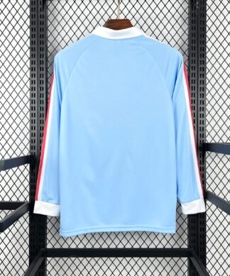 Maglia France Home Manica Lunga 2024/25 Versione Tifoso vista posteriore