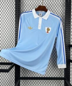 Maglia France Home Manica Lunga 2024/25 Versione Tifoso vista frontale completa