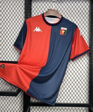 Maglia Genoa C.F.C. Home 2024/25 Versione Tifoso vista frontale completa