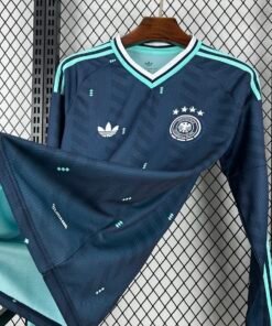 Maglia Germany Away Manica Lunga 2024/25 Versione Tifoso vista laterale