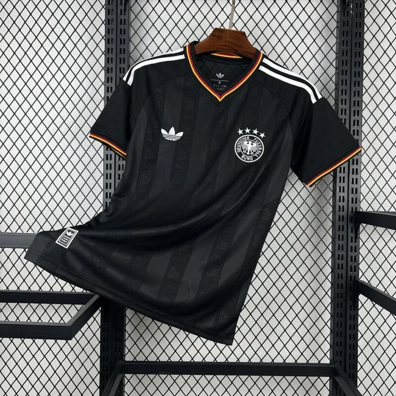 Maglia Germania Nera 2024/25 Versione Tifoso