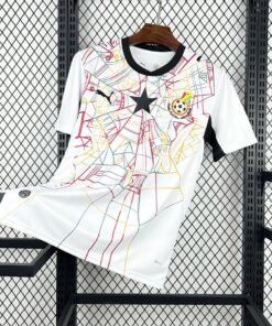 Maglia Ghana Home 2024/25 Versione Tifoso vista frontale completa