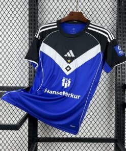 Maglia Hamburger SV Away 2025/26 Versione Tifoso vista frontale completa