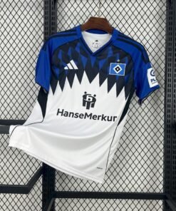 Maglia Hamburger SV Home 2025/26 Versione Tifoso vista frontale completa