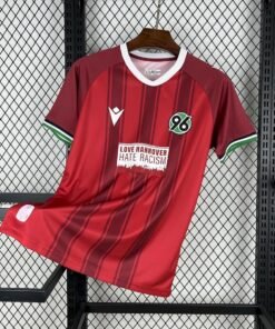 Maglia Hannover 96 Home 2024/25 Versione Tifoso vista frontale completa