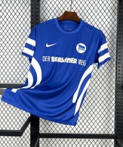 Maglia Hertha BSC Home 2024/25 Versione Tifoso vista frontale completa