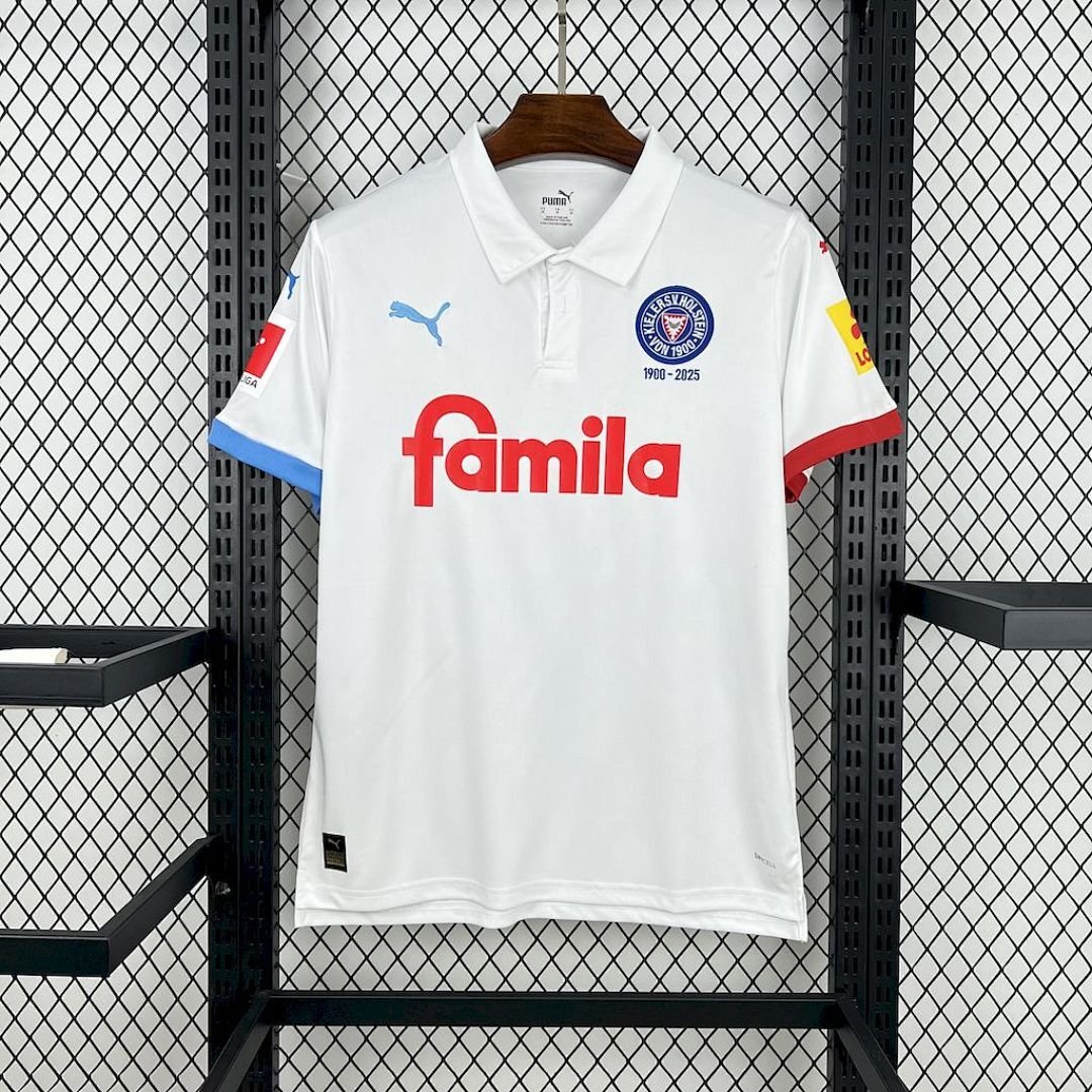 Maglia Holstein Kiel Home 2024/25 Versione Tifoso vista laterale