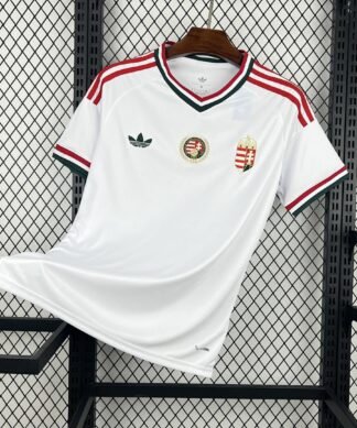 Maglia Hungary Away 2024/25 Versione Tifoso vista frontale completa