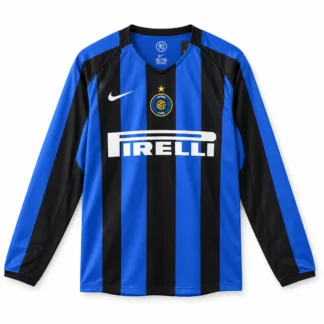 Camiseta Manga Larga Inter 2004/05 – vista frontal, presentación virtual basada en el producto