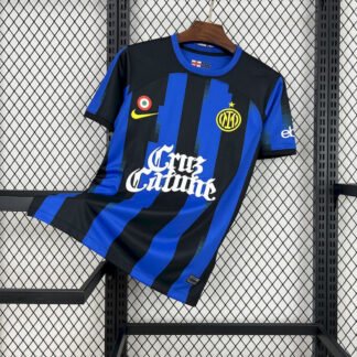 Maglia Inter Home 2023/24 Versione Tifoso vista frontale completa
