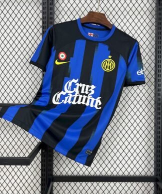 Maglia Inter Home 2023/24 Versione Tifoso vista frontale completa