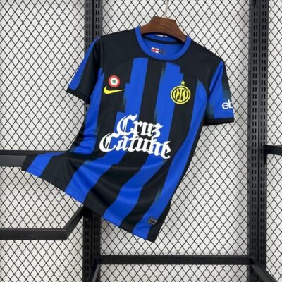 Maglia Inter Home 2023/24 Versione Tifoso vista frontale completa