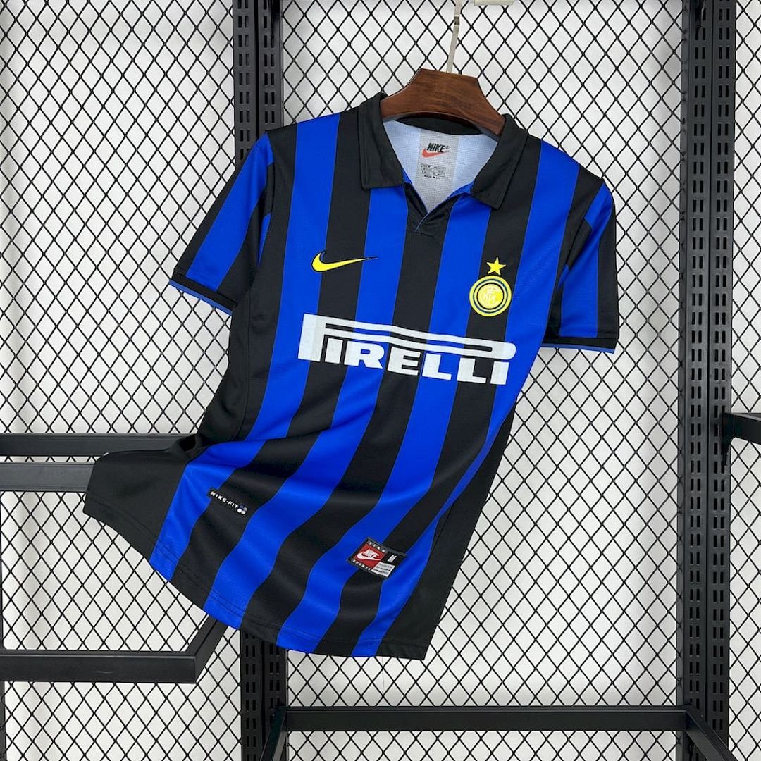 Maglia inter retro - Maglia Inter Home 1998/99 Retro vista frontale completa