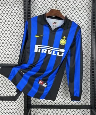 Maglia inter retro - Maglia Inter Home Manica Lunga 1998/99 Retro vista frontale completa