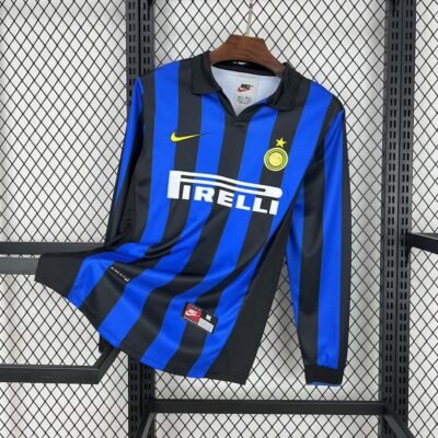 Maglia inter retro - Maglia Inter Home Manica Lunga 1998/99 Retro vista frontale completa