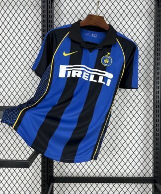 Maglia inter retro - Maglia Inter Home 2001/02 Retro vista frontale completa
