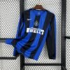 Maglia inter retro - Maglia Inter Home Manica Lunga 2004/05 Retro vista frontale completa