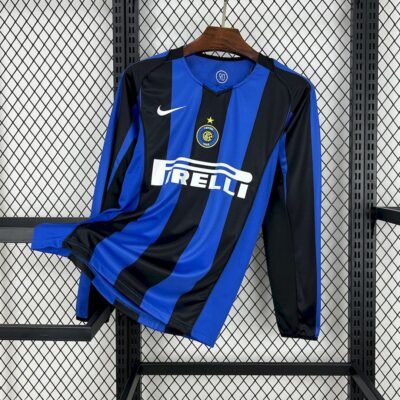Maglia Inter Home Manica Lunga 2004/05 Retro