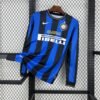 Maglia inter retro - Maglia Inter Home Manica Lunga 2024/25 Retro vista frontale completa