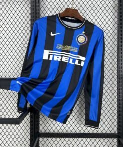 Maglia inter retro - Maglia Inter Home Manica Lunga 2024/25 Retro vista frontale completa