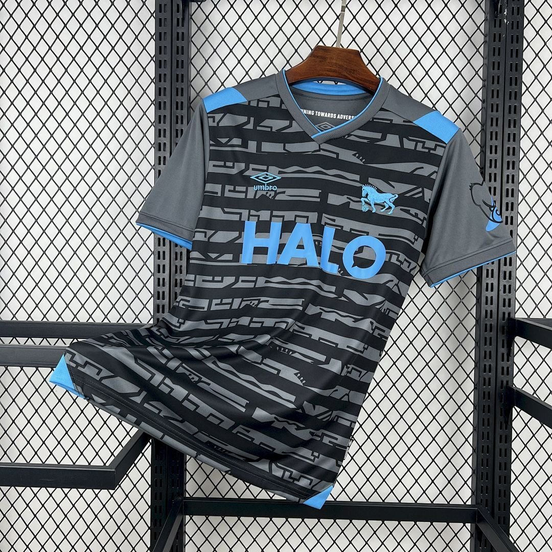 Maglia Ipswich Town FC Third 2025/26 Versione Tifoso vista frontale completa