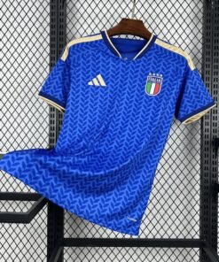 Maglia Italy Home 2024/25 Versione Tifoso vista frontale completa