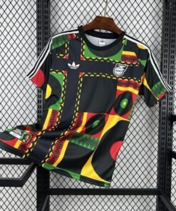 Maglia Jamaica x Bob Home 2024/25 Versione Tifoso vista frontale completa