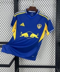 Maglia Leeds United Away 2025/26 Versione Tifoso vista frontale completa