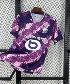 Maglia lille Away 2025/26 Versione Tifoso vista frontale completa