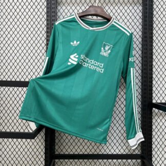 Maglia Liverpool Third Manica Lunga 2025/26 Versione Tifoso vista frontale completa