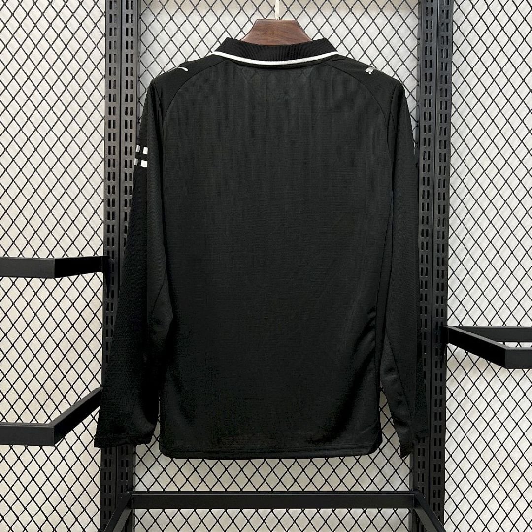 Maglia Manchester City Away Manica Lunga 2025/26 Versione Tifoso vista posteriore