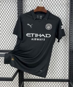 Maglia Manchester City Away 2025/26 Versione Tifoso vista frontale completa