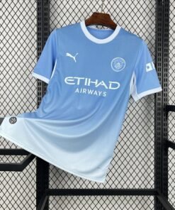 Maglia Manchester City Home 2026/27 Versione Tifoso vista frontale completa