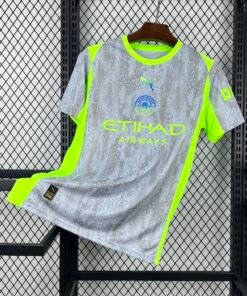 Maglia Manchester City Third 2025/26 Versione Tifoso vista frontale completa