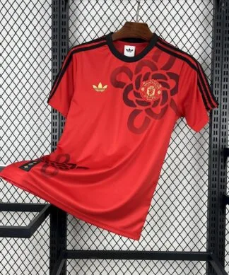 Maglia Manchester United Home 2025/26 Versione Tifoso vista frontale completa