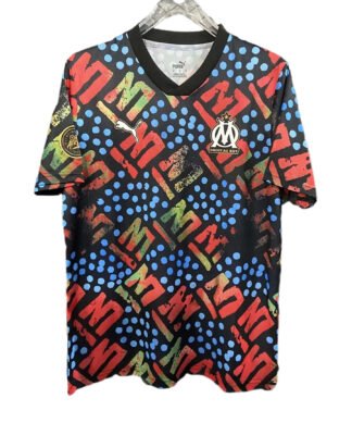 Maglia Marseille Home 2024/25 Versione Tifoso vista frontale completa