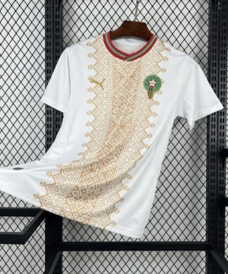 Maglia Morocco Away 2024/25 Versione Tifoso vista frontale completa