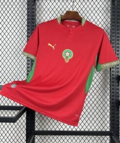 Maglia Morocco Home 2024/25 Versione Tifoso vista frontale completa