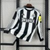 Maglia Newcastle United Home Manica Lunga 2025/26 Versione Tifoso vista frontale completa