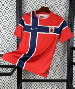 Maglia Norway Home 2024/25 Versione Tifoso vista frontale completa
