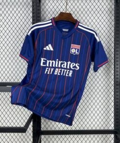 Maglia Olympique Lyonnais Away 2025/26 Versione Tifoso vista frontale completa