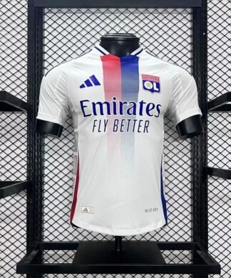 Maglia Olympique Lyonnais Home 2024/25 Versione Giocatore vista frontale completa