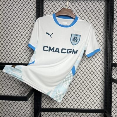 Maglia Olympique Marseille Home 2024/25 Versione Tifoso