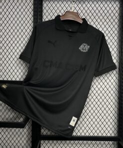 Maglia Olympique Marseille Home 2024/25 Versione Tifoso vista frontale completa