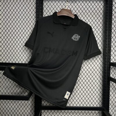 Maglia Olympique Marseille Home 2024/25 Versione Tifoso vista frontale completa