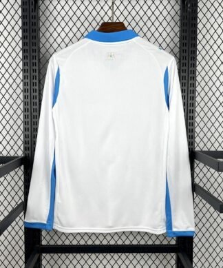 Maglia Olympique Marseille Home Manica Lunga 2025/26 Versione Tifoso vista posteriore
