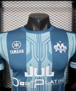 Maglia Olympique Marseille Home 2025/26 Versione Giocatore vista laterale