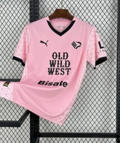 Maglia Palermo F.C. Home 2024/25 Versione Tifoso vista frontale completa